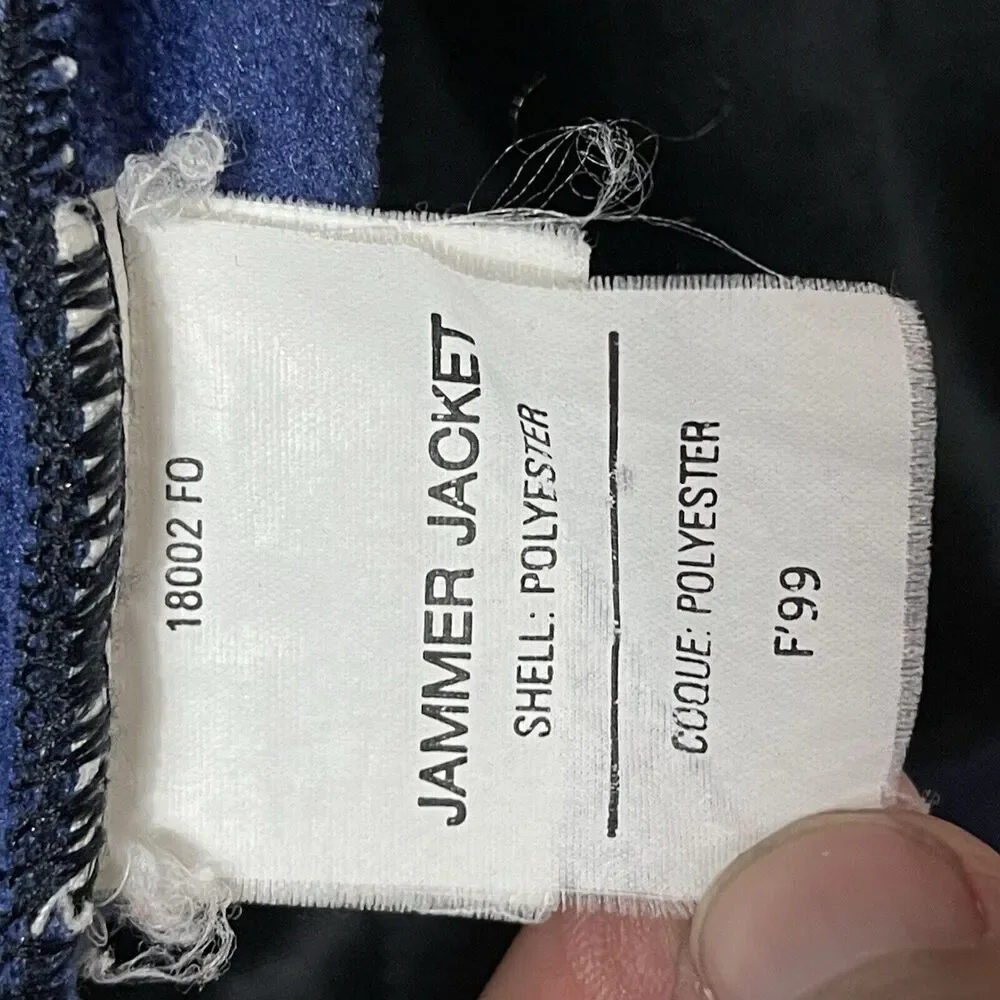 The North Face Jacket Adult XXL Blue Jammer Heavy Fleece Sweater Sweatshirt Mens